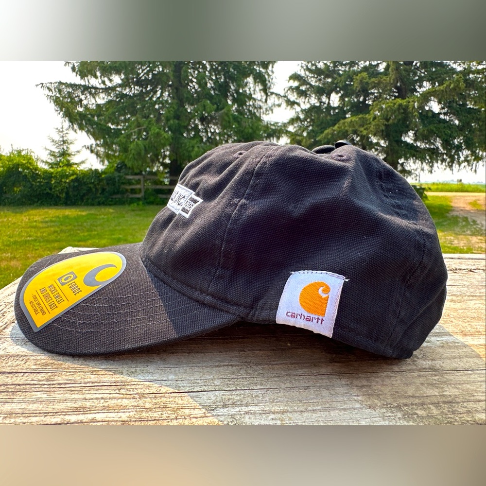Black Carhartt Cap with Embroidered “Miller Waste Management 1923-2023” (NEW)